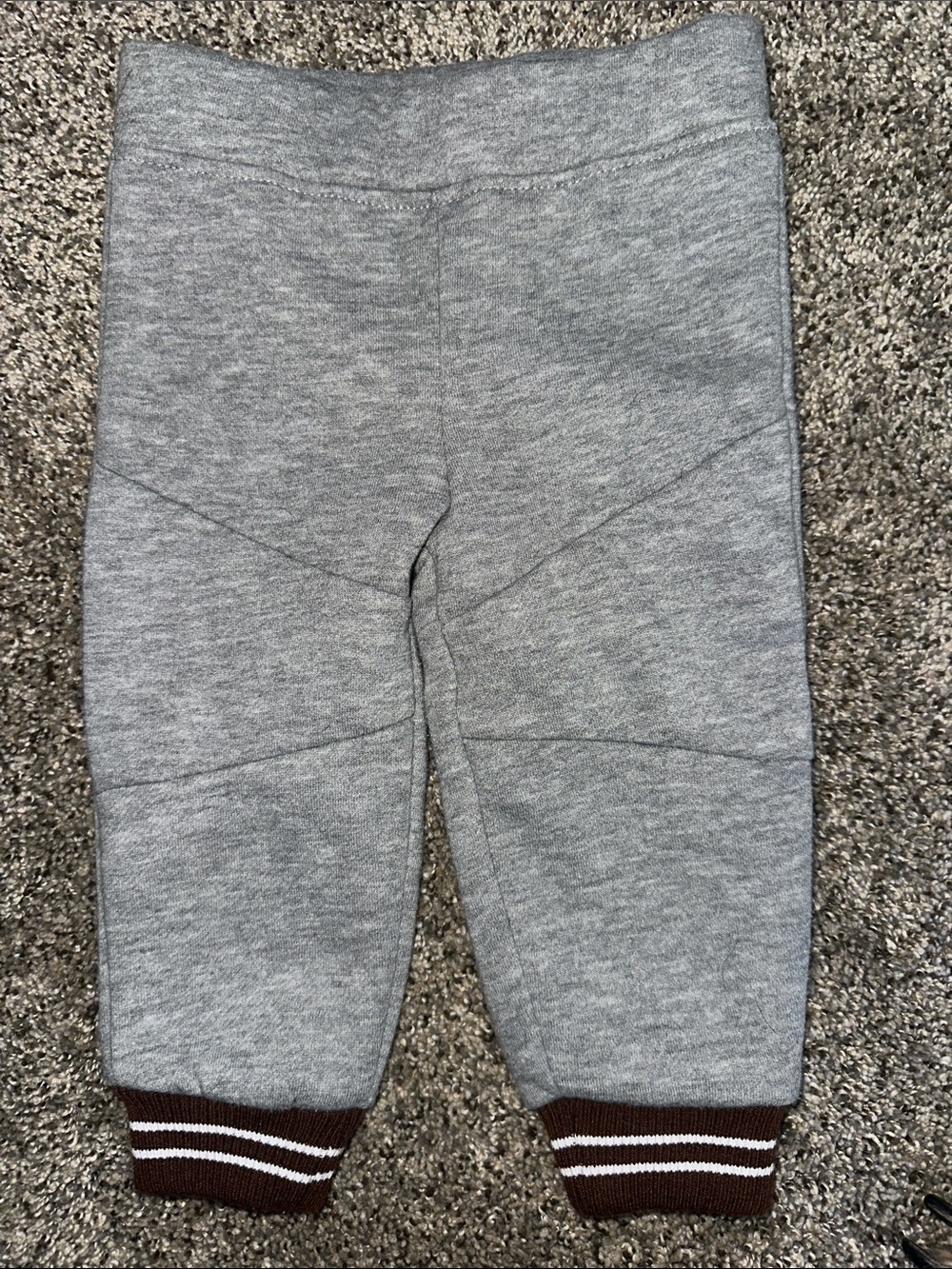 Colosseum Grey Sweatpants with Black and Yellow Bucking Horse - Picture 3 of 4